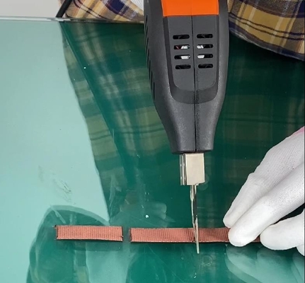 電気手持ち型の空冷熱いロープの布の生地のカッター