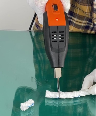 電気手持ち型の空冷熱いロープの布の生地のカッター