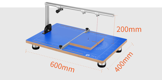 泡のスポンジを切るためのテーブルのタイプ 0.2mm の熱線の泡のカッター機械